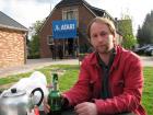 Gloky having a Grölsch